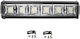 Μπάρα Σήμανσης Αυτοκινήτου LED 12V Αδιάβροχη 30cm με Λευκό Φωτισμό