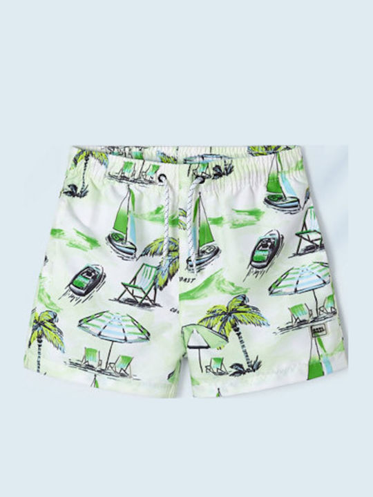 Mayoral Kids Swimwear Swim Shorts Green