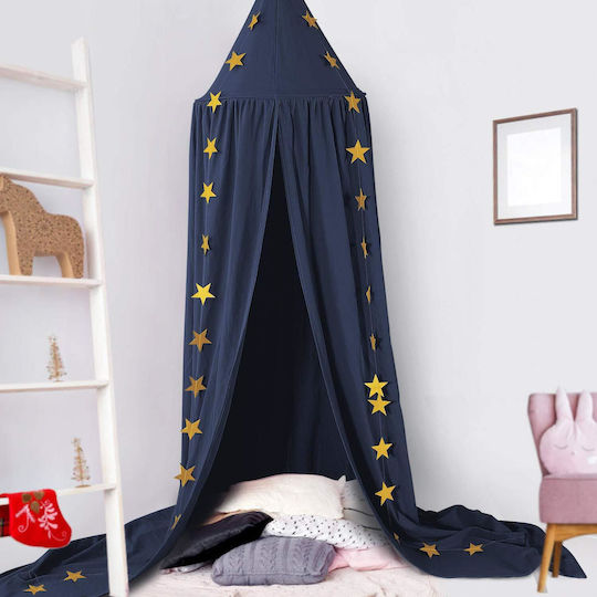 Mückennetz Zimmer Baumwolle DM-ETZP10 Blau