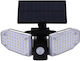 Factory Street Solar Light Cold White 6000K with Motion Sensor and Photocell IP65 21cmx17cmcm