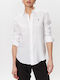 Ralph Lauren Women's Linen Long Sleeve Shirt White