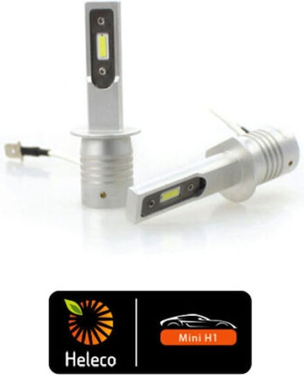 Heleco Λάμπες Αυτοκινήτου & Μοτοσυκλέτας H1 LED 6500K Ψυχρό Λευκό 12-24V 26W 2τμχ