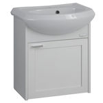 Ravenna Soft 46 Cabinet de baie fără chiuvetă Melamină L43xl25xH49cm Bianco
