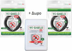 Menarini Mo-Shield Insektenabwehrmittel Rohr Geeignet für Kinder Band & Repellent Liquid for Mosquitoes & Gnats 17ml 2Stück