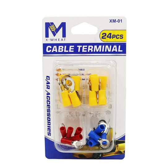 Insulated Ring Terminal 24pcs 101615