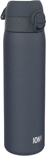 Ion8 Recyclable Bottle Thermos Stainless Steel BPA Free 500ml Dark Blue with Mouthpiece