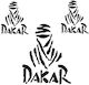 Moto Discovery Αυτοκόλλητα Σετ Dakar Μαύρο