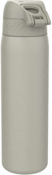 Ion8 Leak Proof Steel Water Bottle 500ml Gray