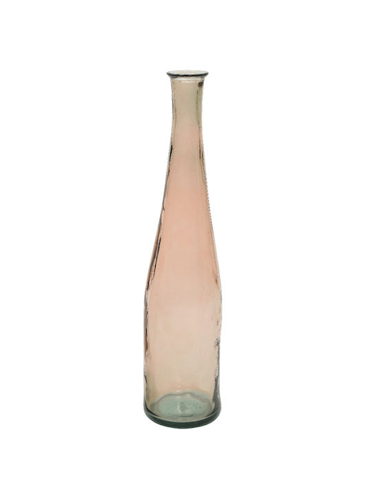 Kaemingk Διακοσμητικό Βάζο Glas Rosa 18x18x80cm 1Stück