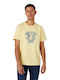 Varsity T-shirt Κίτρινο