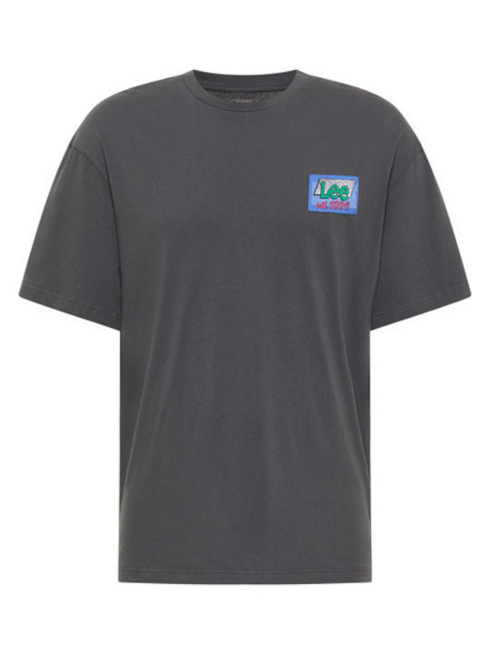 Lee Herren T-Shirt Kurzarm Schwarz