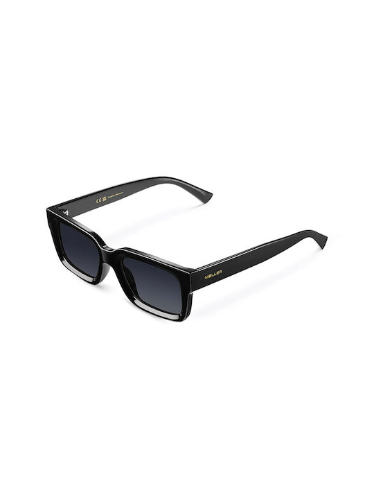 Meller Ekon Слънчеви очила с Изцяло черно Пластмасов Рамка и Черно Поляризирани Леща EK-TUTCAR