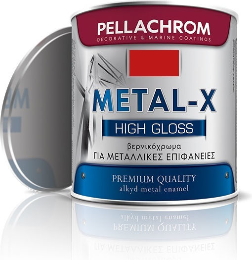 Pellachrom Metal-x High Gloss Marine Paints & Coatings Superstructure Color No230 2.5L 230 Red