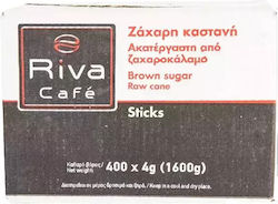 Riva Café Καστανή Ζάχαρη 1600gr 400 Sticks