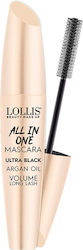 Lollis Beauty Make Up All In One Mascara pentru Volum & Lungime Negru