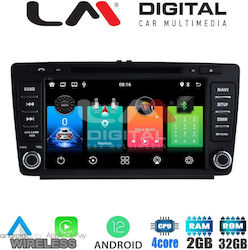 LM Digital Sistem Audio Auto pentru Skoda Octavia 5 2005-2012 (Bluetooth/USB/WiFi/GPS) cu Ecran Tactil 10.1"