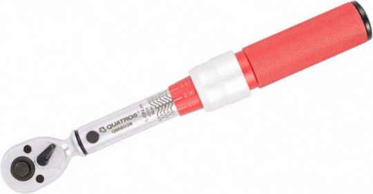 Quatros Cheie dinamometrică Caroiaj 1/4" Cuplu 1-6 Nm
