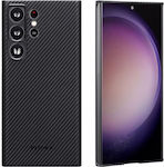 Pitaka MagEZ Case 3 - MagSafe Θήκη Aramid Fiber Body Samsung Galaxy S23 Ultra - 0.95mm - 600D - Black / Grey / Twill