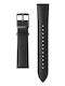Withings Δερμάτινο Λουράκι Μαύρο 20mm