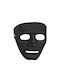 Carnival Mask Full Face Black