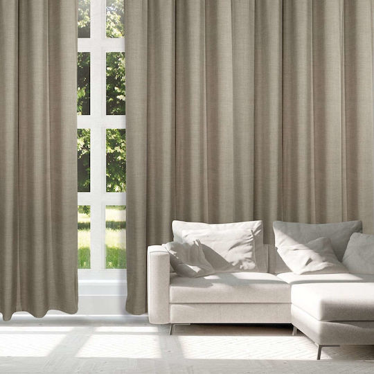 Das Home Curtain with Grommets 2243 Beige 140x270cm