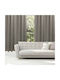 Das Home Curtain with Grommets 2236 Gray 140x270cm