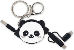 Legami Milano Charge 'N Roll - Panda USB To Lightning / Type-C Кабел 1м Legami Milano Charge 'N Roll - Panda USB To Lightning / Type-C Кабел 1м