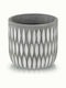 Polnix Etno Magna Planter Concrete Multicolour 14x14x13cm.