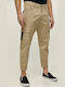 Hose Cargo Elastisch Beige