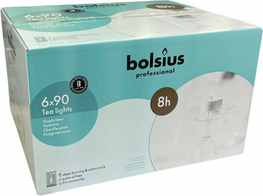 Bolsius Ρεσώ Professional σε Λευκό Xρώμα (έως 8 Ώρες Καύσης) 90τμχ