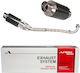Apido Motorcycle Exhaust for Sym VF 125 Carbon