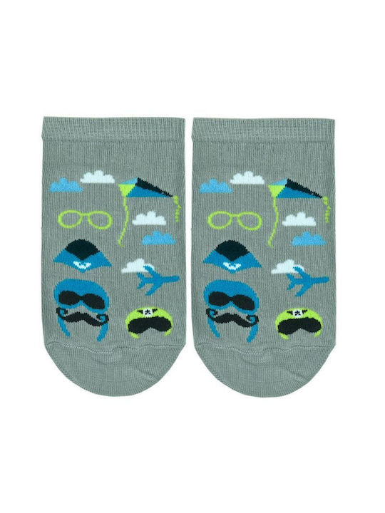 Krebo Socks KR1444 Grey