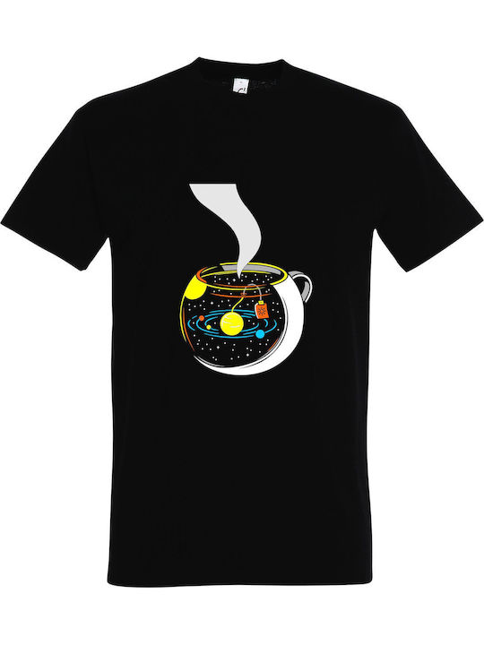 T-shirt Unisex " Space tea " Black