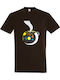 T-shirt Unisex " Space tea " Chocolate