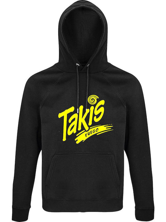 Bluzon Unisex Organic "Takis Fuego" Negru