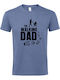 T-shirt Unisex " The Walking Dead Dad Pavements " Blue