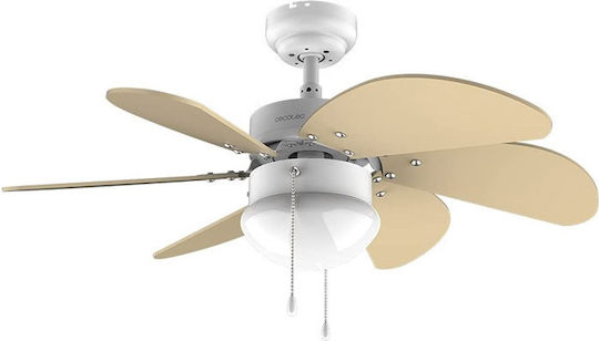 Cecotec Energy Silence Aero 3600 92cm mit Leuchte Braun / Weiß