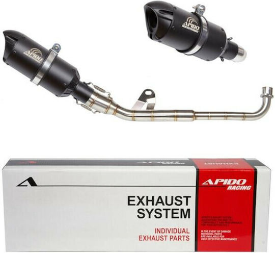 Apido Εξάτμιση Μοτοσυκλέτας για Honda Astrea Supra 100 1999-2003