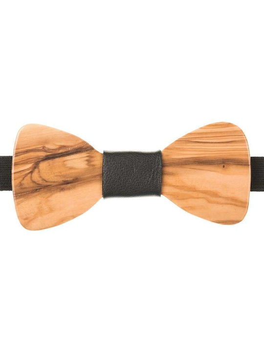 Wooden Bow Tie Mom & Dad 41011079 - Natural