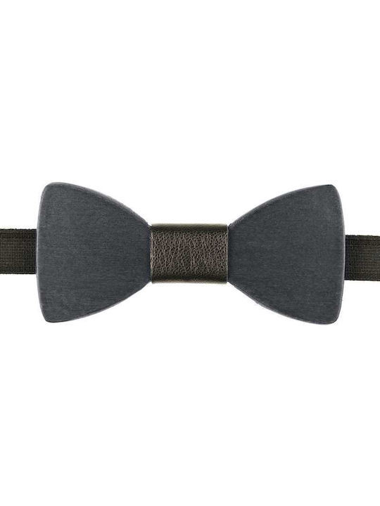 Wooden Bow Tie Mom & Dad 41011135 - Grey