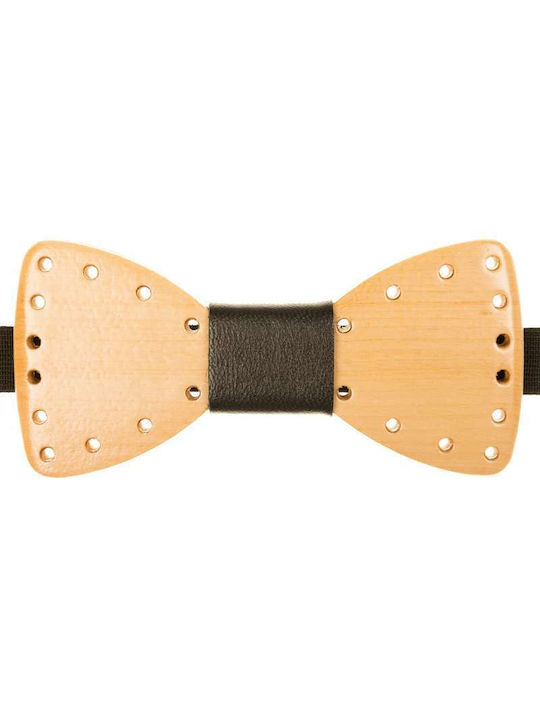 Wooden Bow Tie Mom & Dad 41011184 - Natural