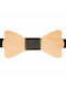 Wooden Bow Tie Mom & Dad 41011260 - Natural