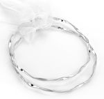 Louvaris silver plated handmade wedding wreaths Σ186E