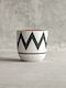 Ravenna Zinia Pot White 23x23x20cm 038668