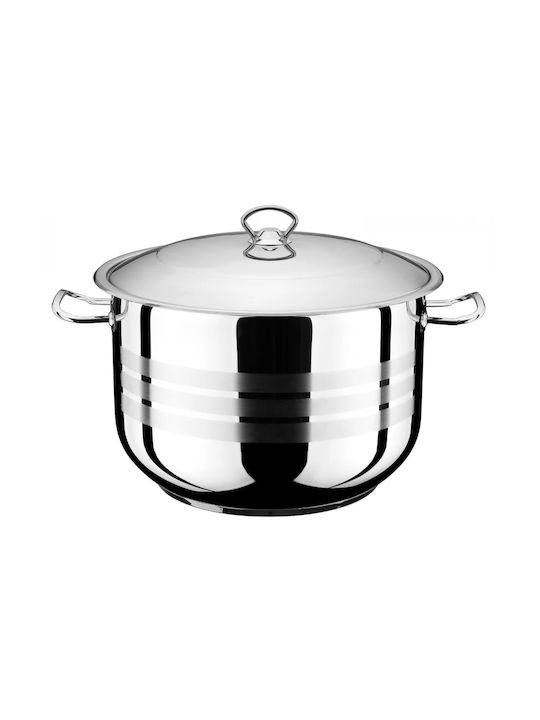 TnS Deep Stainless Steel Pot 28cm