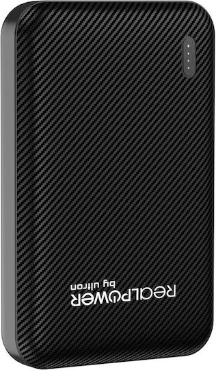 RealPower PB-5000 SE Power Bank 5000mAh cu 2 Porturi USB-A și Port USB-C Negru