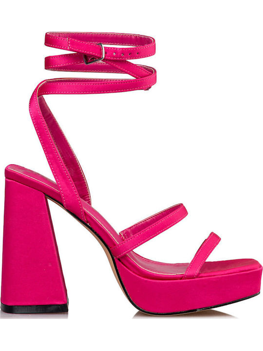 Fabric Sandals Pink
