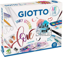Giotto Art Lab Fanci Lettering Seturi de colorat 45 bucăți