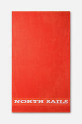North Sails Πετσέτα Θαλάσσης Πορτοκαλί 170x100εκ.
