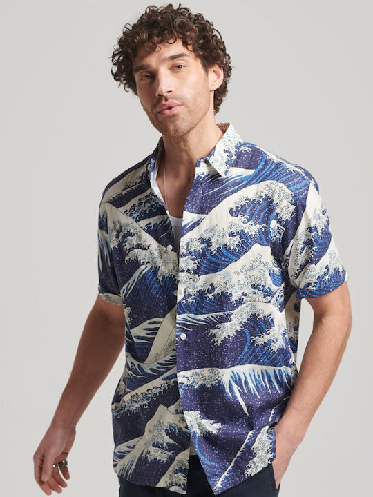 Superdry HAWAIIAN Κοντομάνικο Πουκάμισο σε Κανο...
